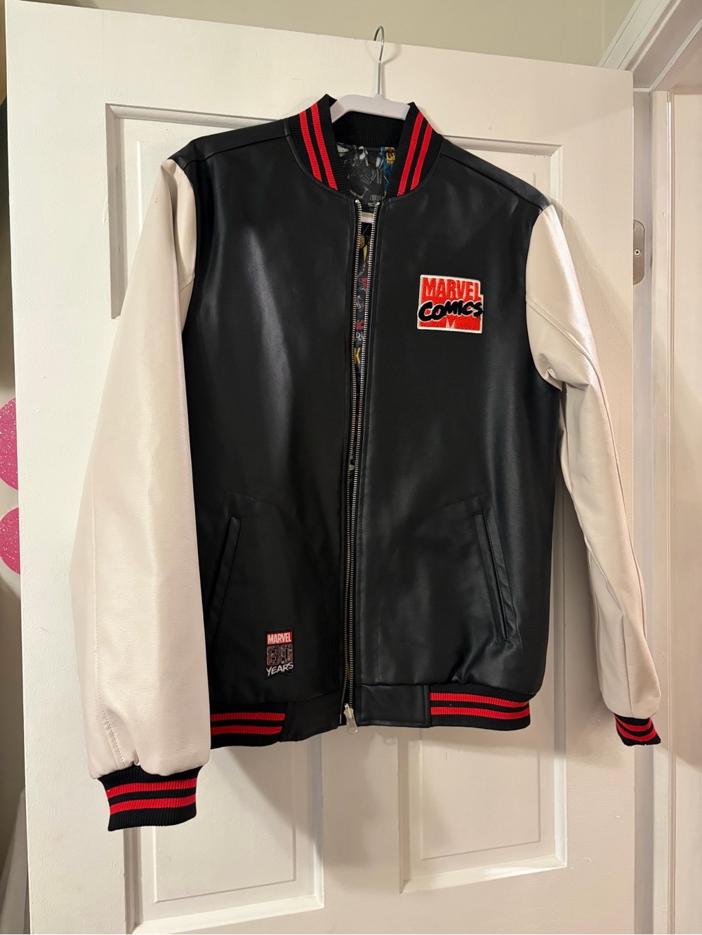 Black & White Varsity Jacket